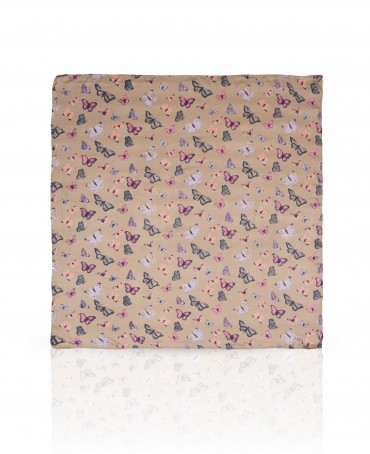 Платок Женский SS.KV-BUTTERFLY/BEIGE